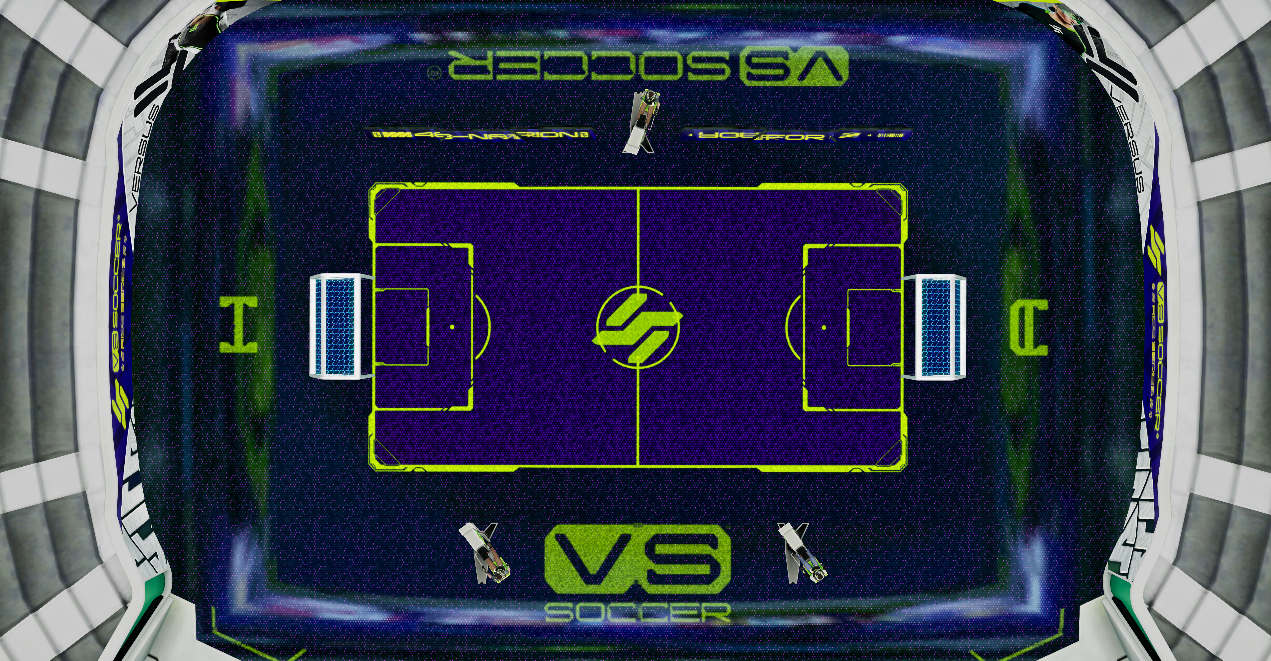 VSSoccer arena gameplay